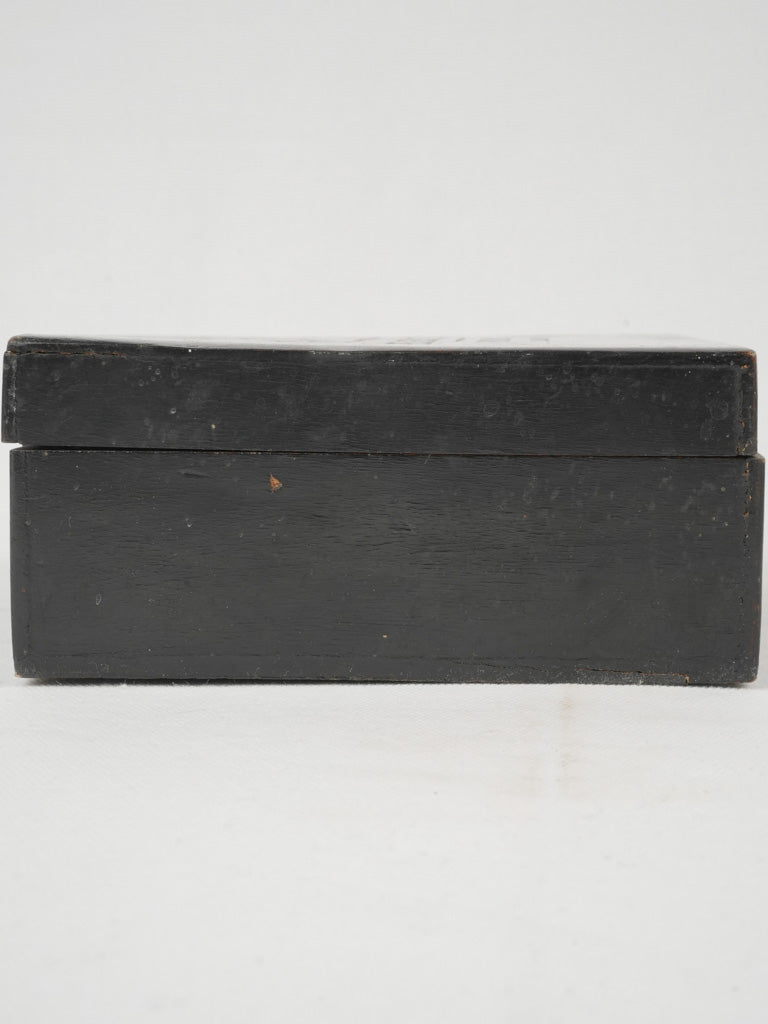 Well-preserved antique sewing box