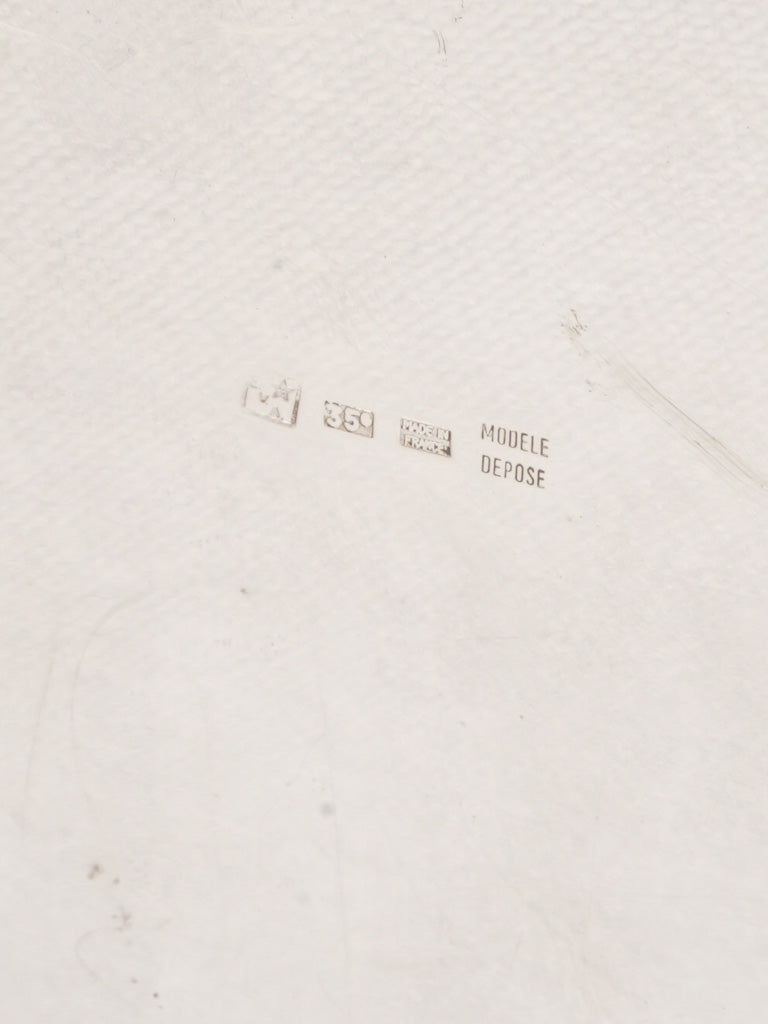 French Art Deco Silver Plated Wine Cooler W/ Divider Circa 1930 - 8¾"