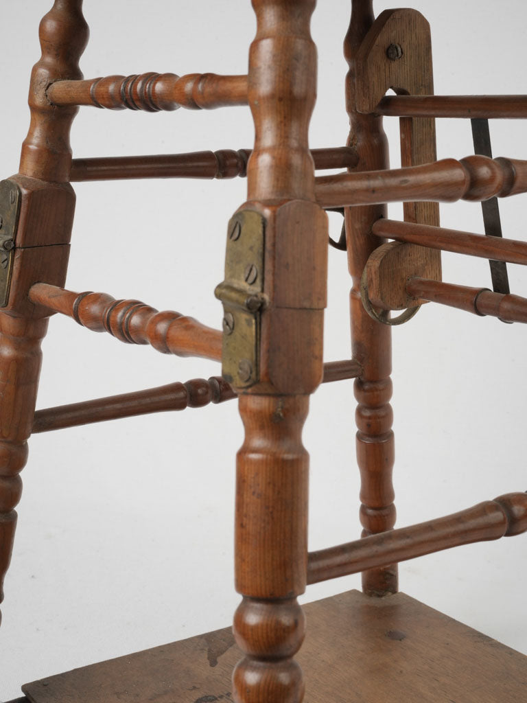 Rustic pitch pine doll walker