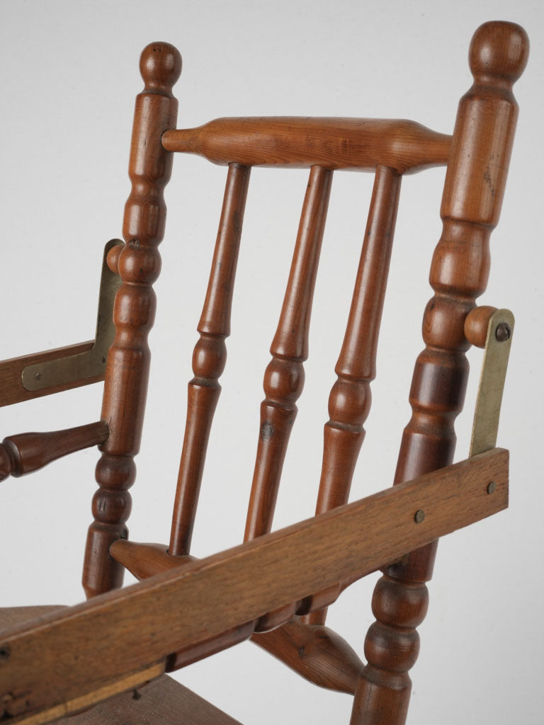 Aged wood French doll furniture