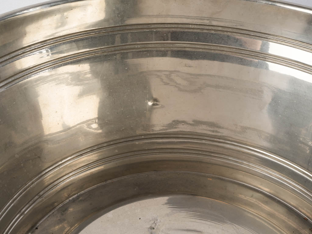 Large Silver-Plated Vintage Hotel Champagne Cooler - 22¾"