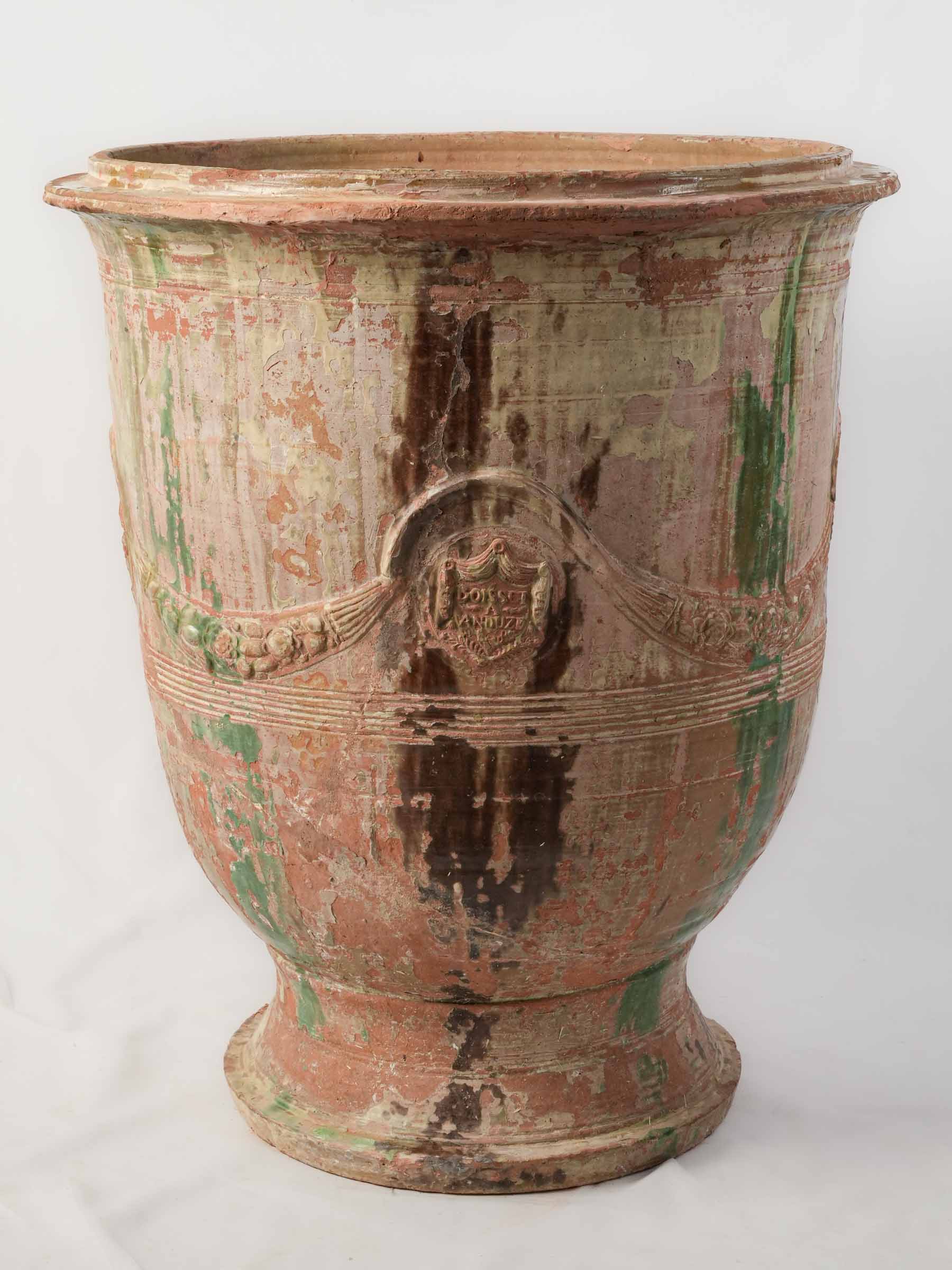 Large 19th-Century Anduze Terracotta Garden Urn - 32¾"