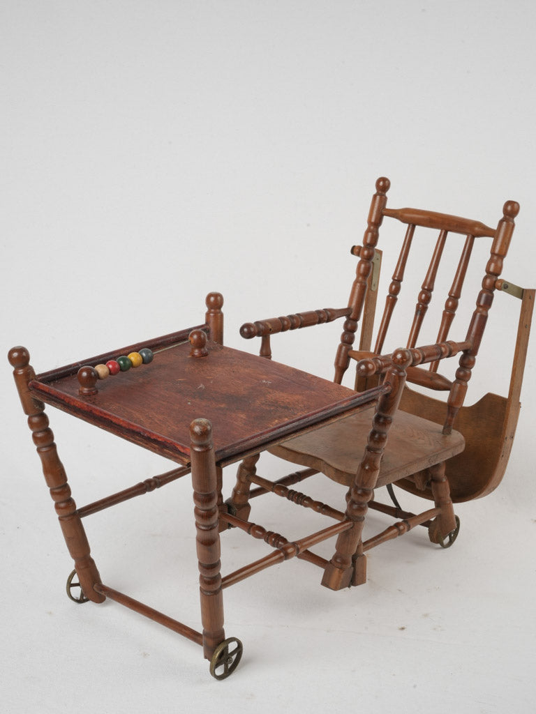 Elegant mid-century doll chair