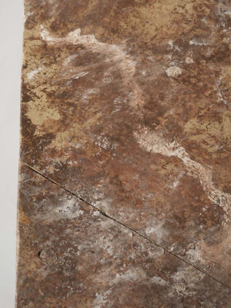Tactile surface antique cabinet