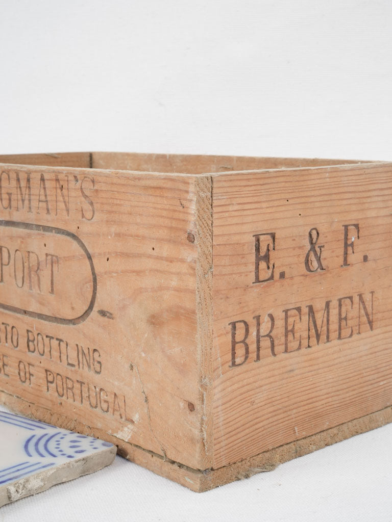 Historical, Practical Vintage Wooden Box