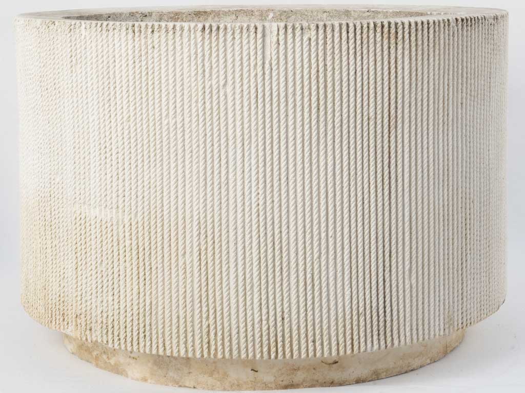 Striking Neutral Aged Fiber-Cement Indoor Planters