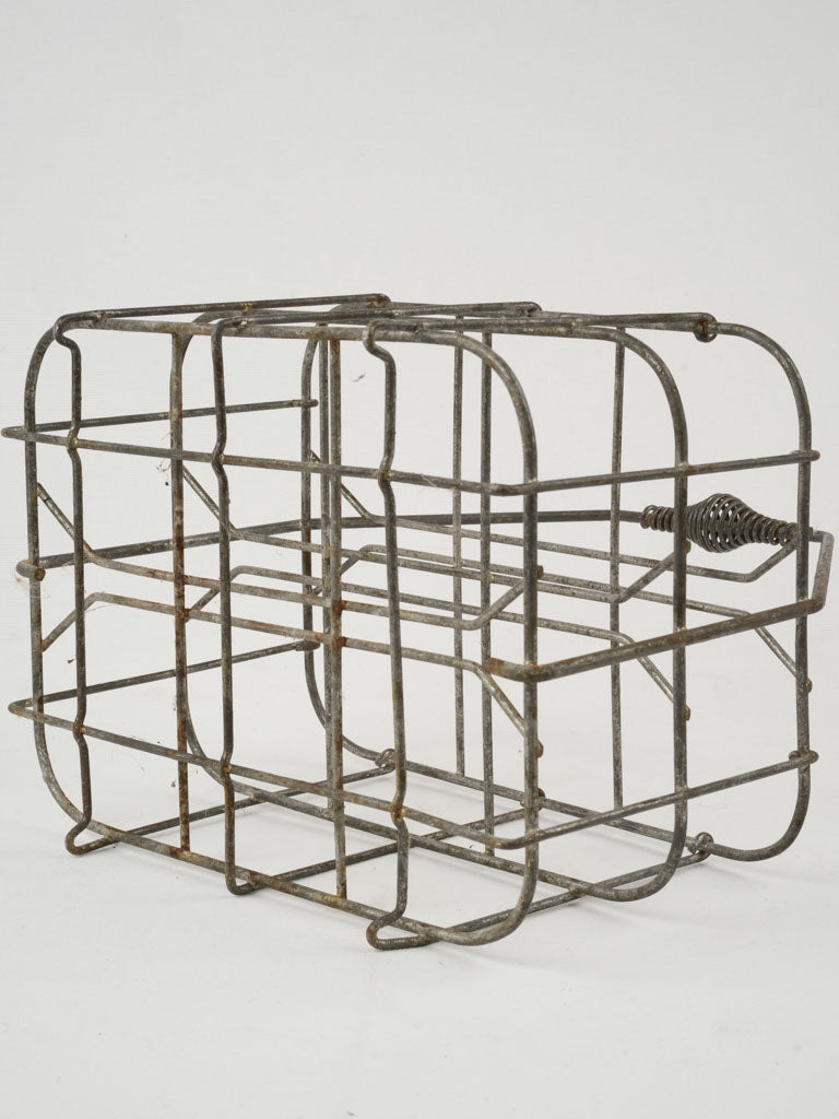 Provencal vintage bottle carrier, chic