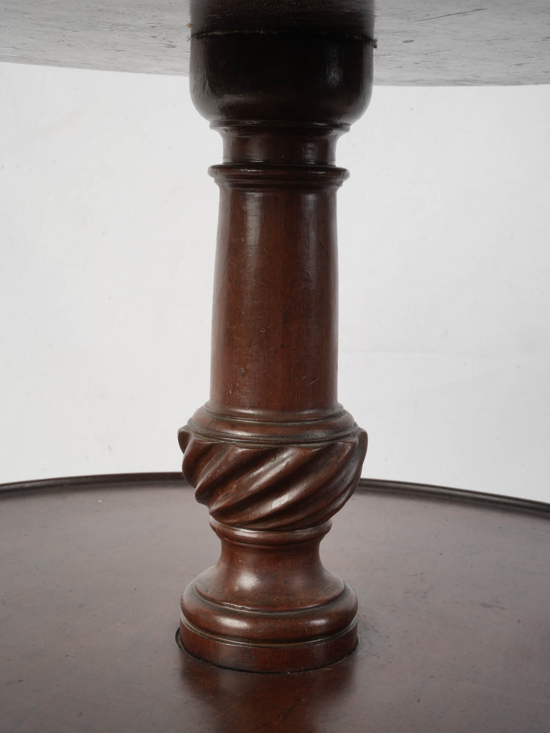 Large Victorian Mahogany Three-Tier Dumbwaiter - 41¾"