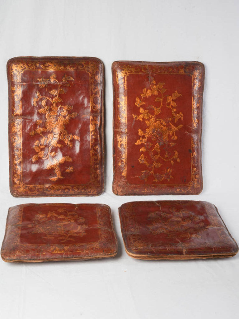 Traditional handcrafted square cushions