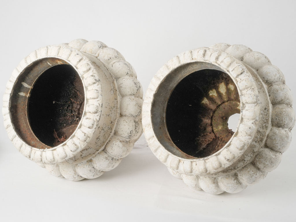 Timeless aged Medici urns French-made