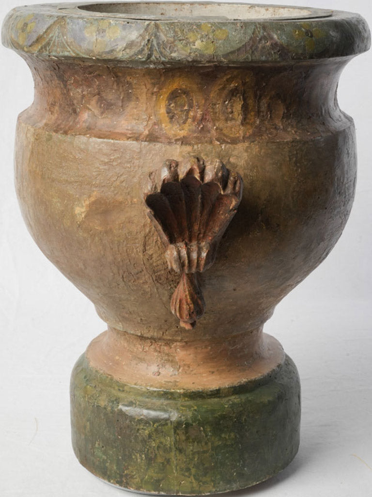 Classical painted decorative urn