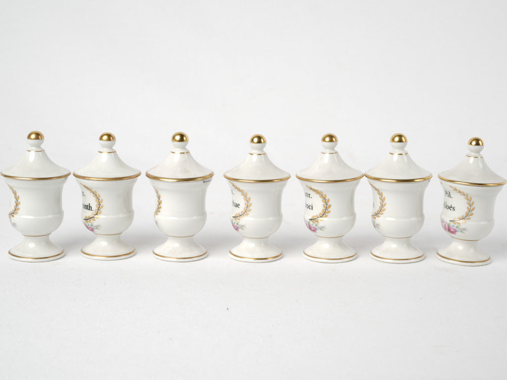 Custom Limoges Paris perfume house jars