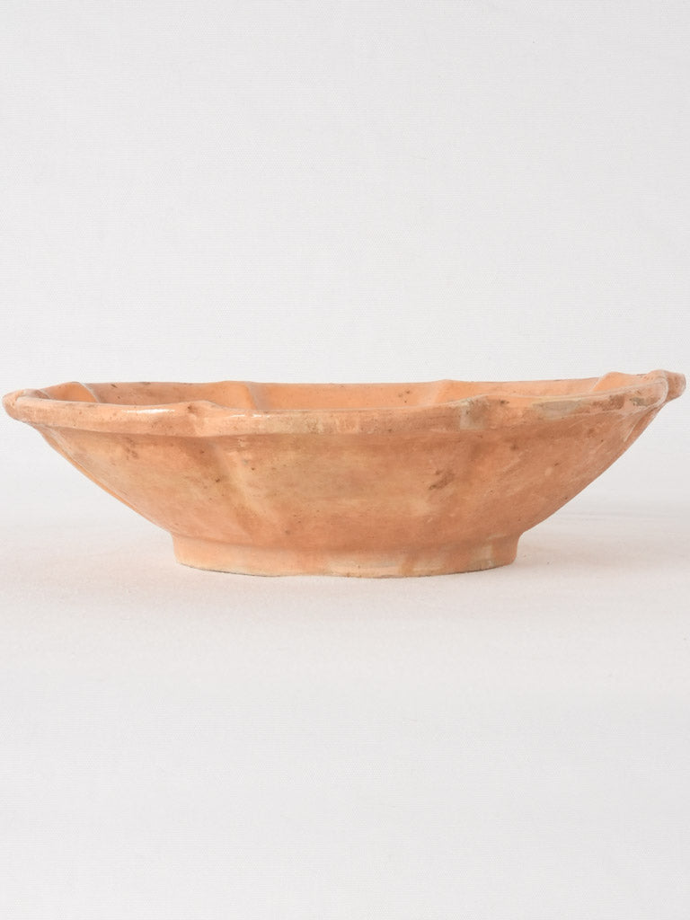 RESERVED CS Ocher melon dish from Provence
