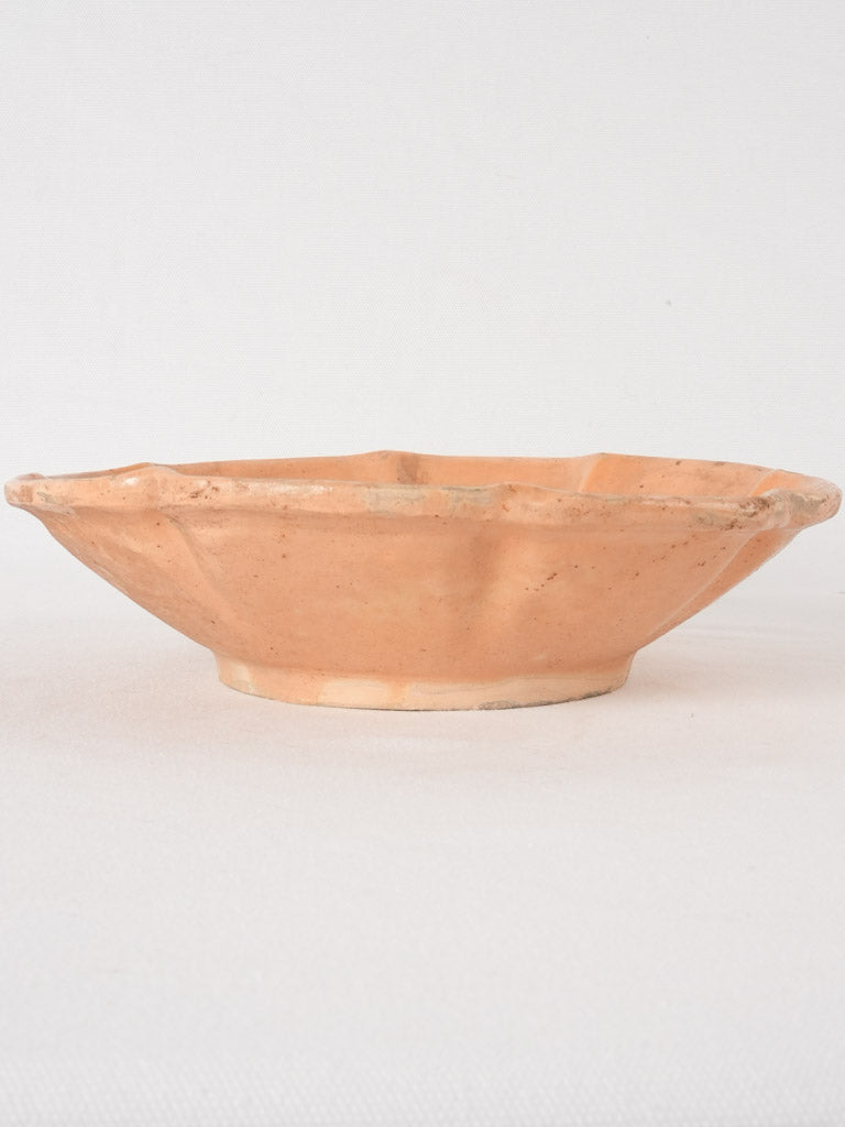 RESERVED CS Ocher melon dish from Provence