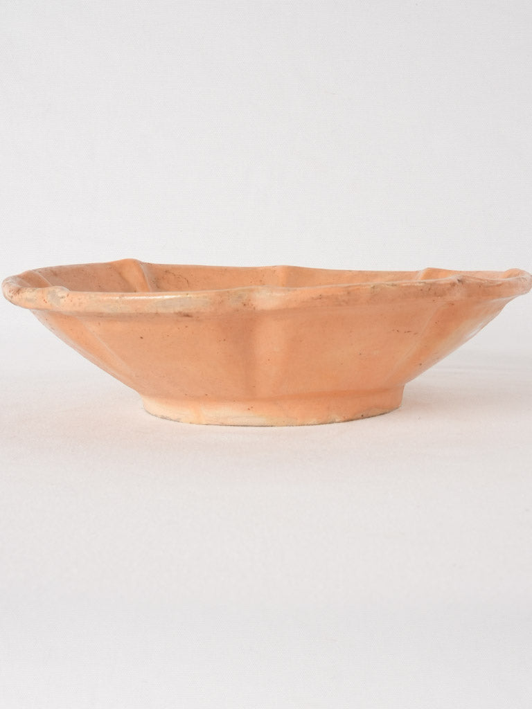 RESERVED CS Ocher melon dish from Provence