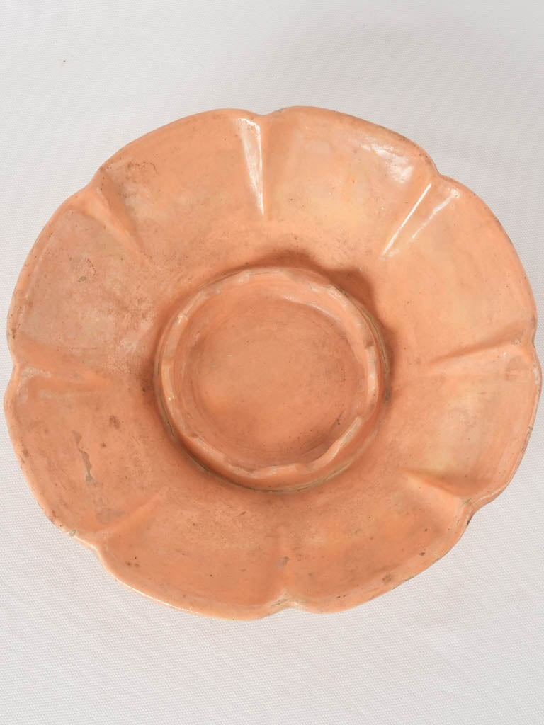 RESERVED CS Ocher melon dish from Provence