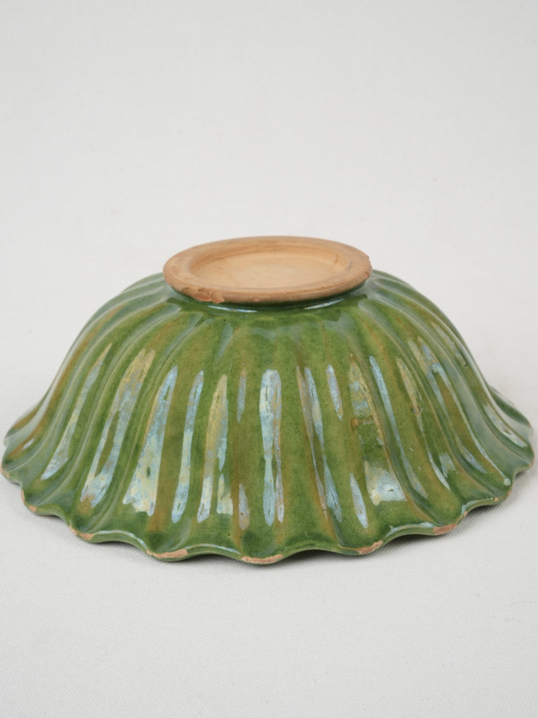 Traditional antique Provence glazed bowl