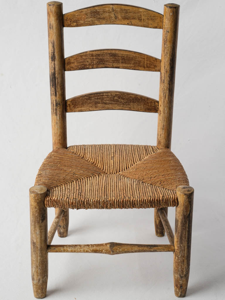 Petite ladderback child's chair