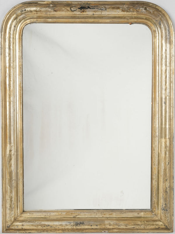 Antique gilded Louis Philippe wall mirror