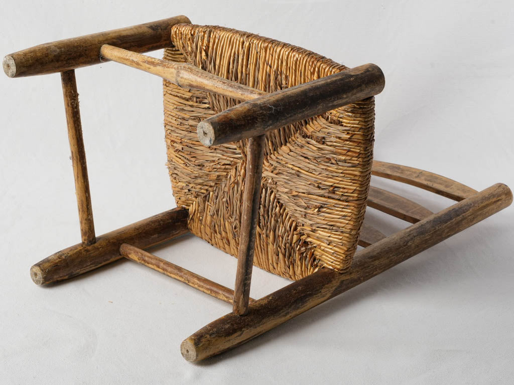 Authentic rustic wooden chair