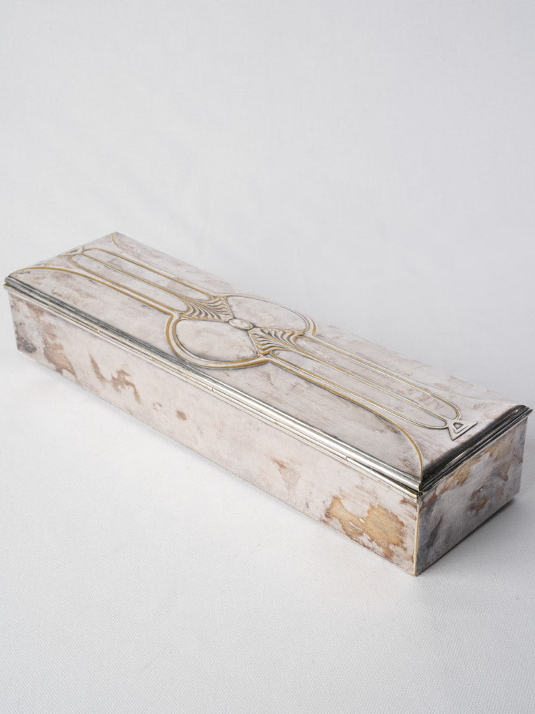 WMF Silver-Plated Jugendstil Glove Box c. 1920 - 16¼"