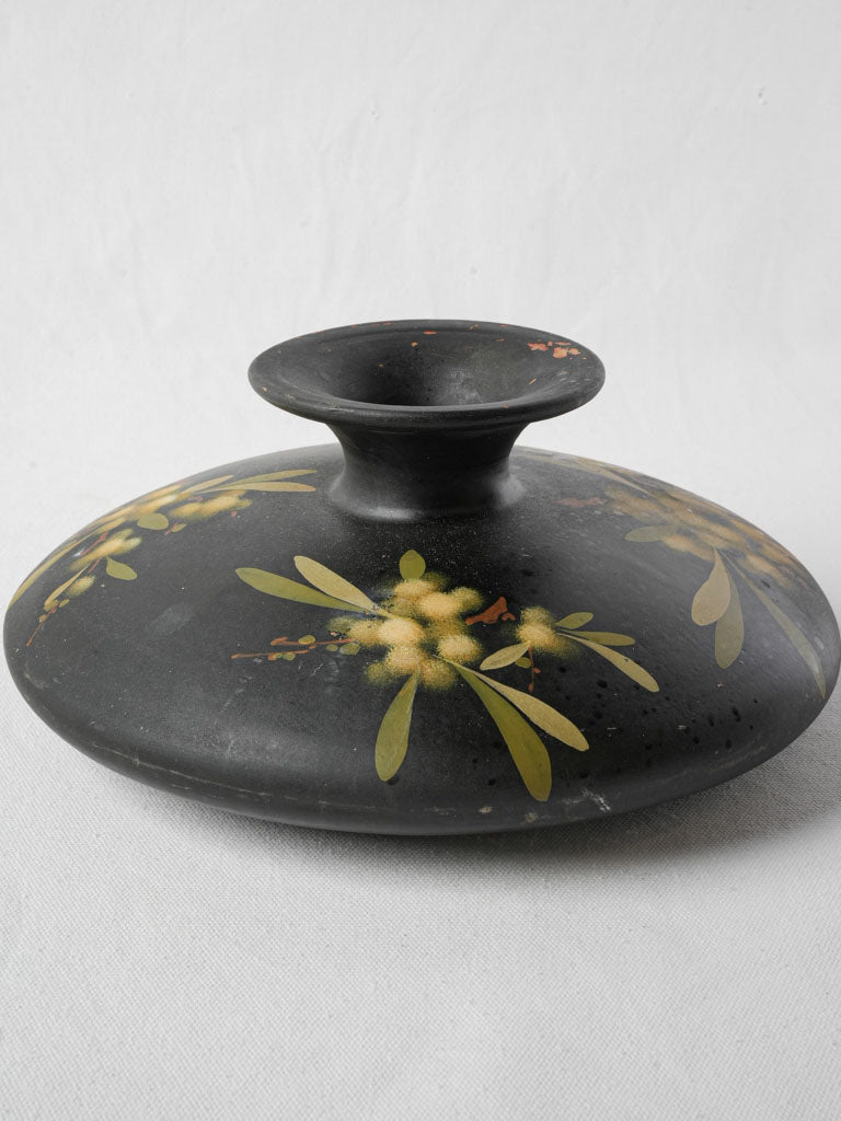 French Vallauris artistic ceramic vase