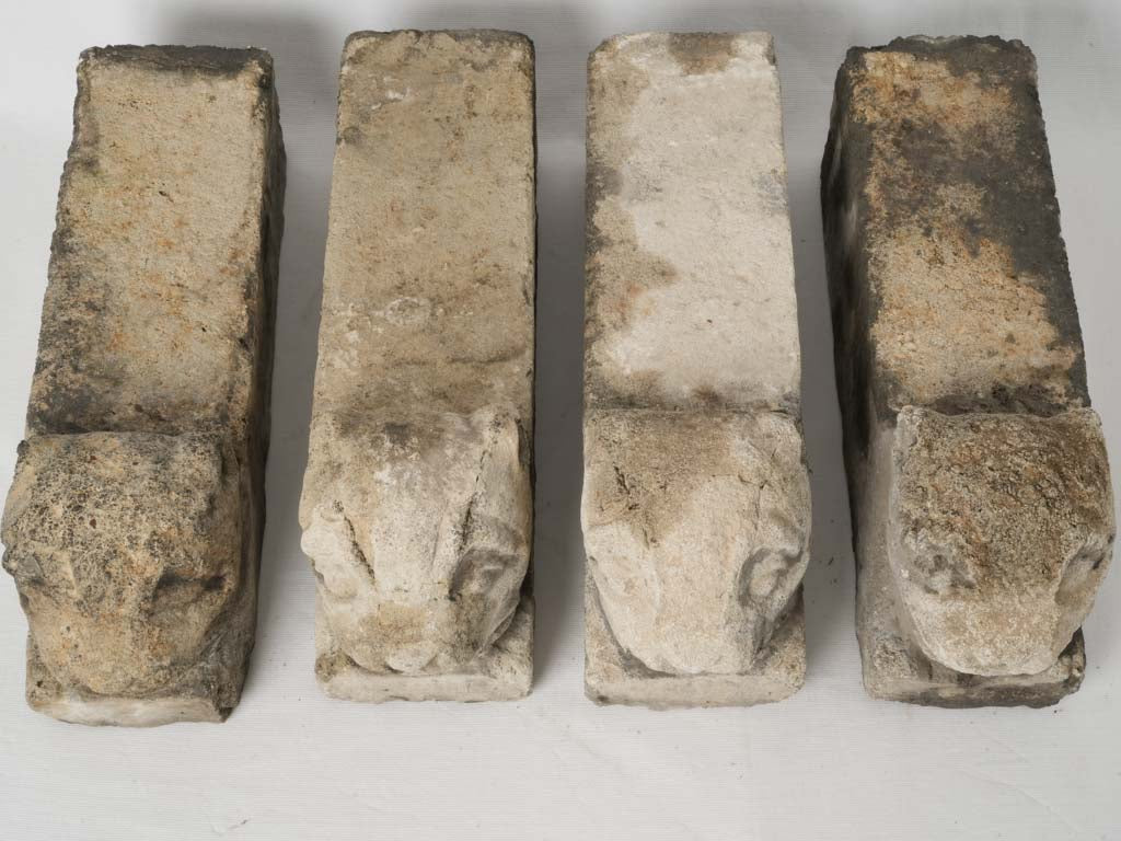 Historical garden stone planter set