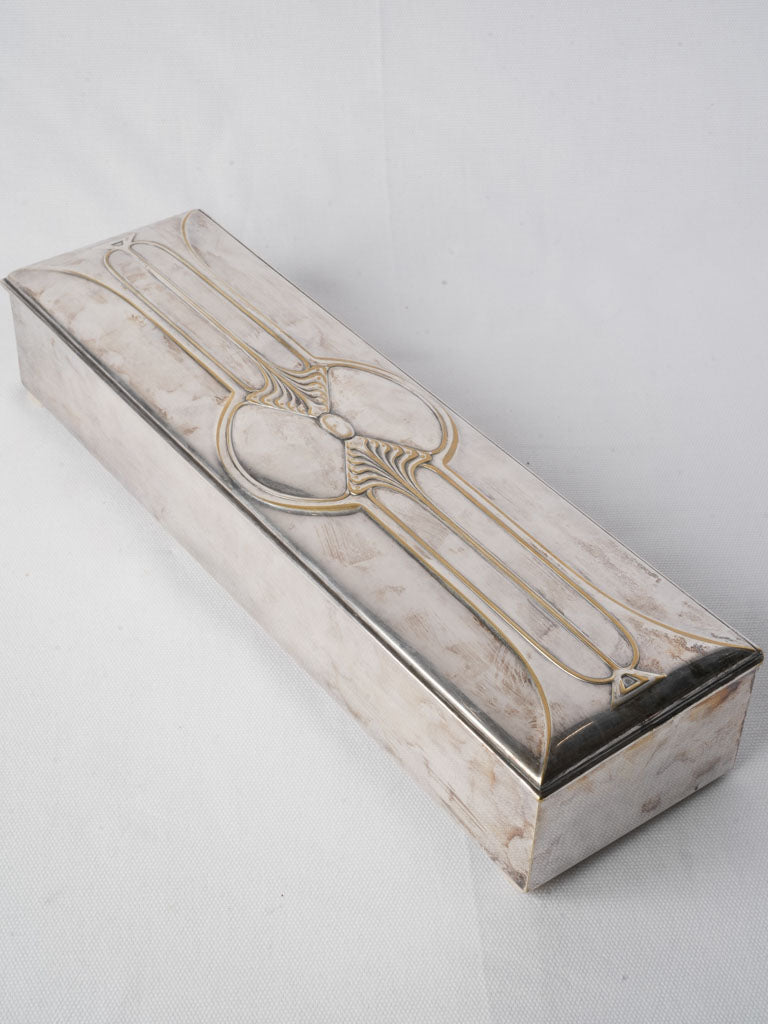 WMF Silver-Plated Jugendstil Glove Box c. 1920 - 16¼"