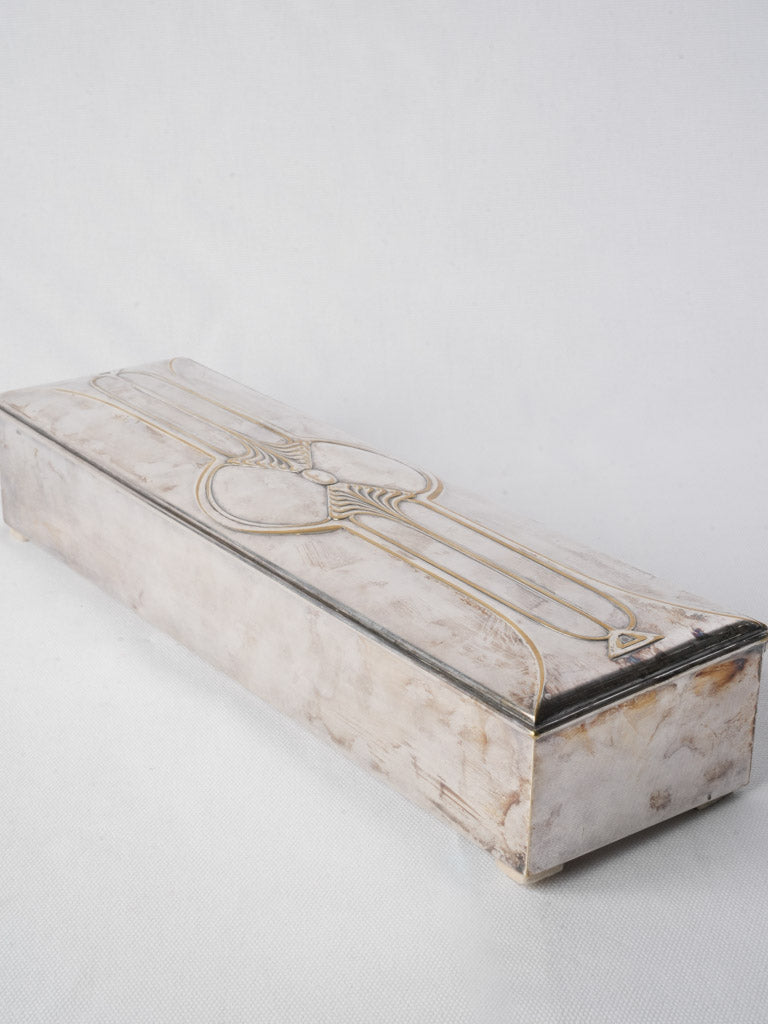 WMF Silver-Plated Jugendstil Glove Box c. 1920 - 16¼"
