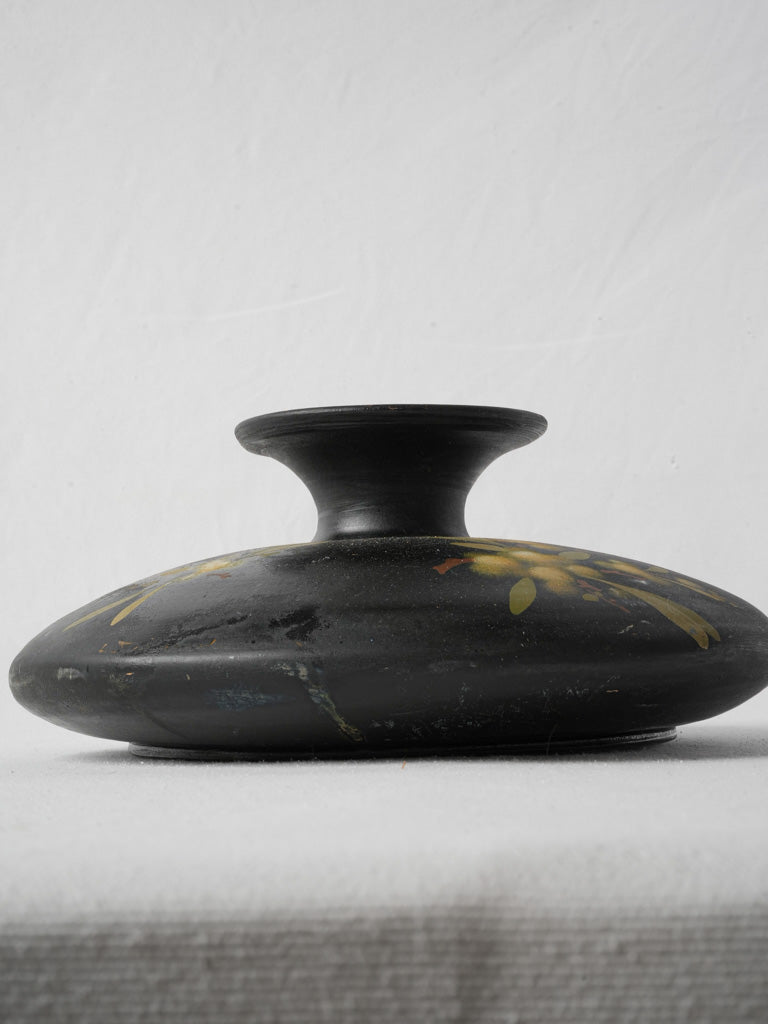 Vintage mimosa blossom ornament vase