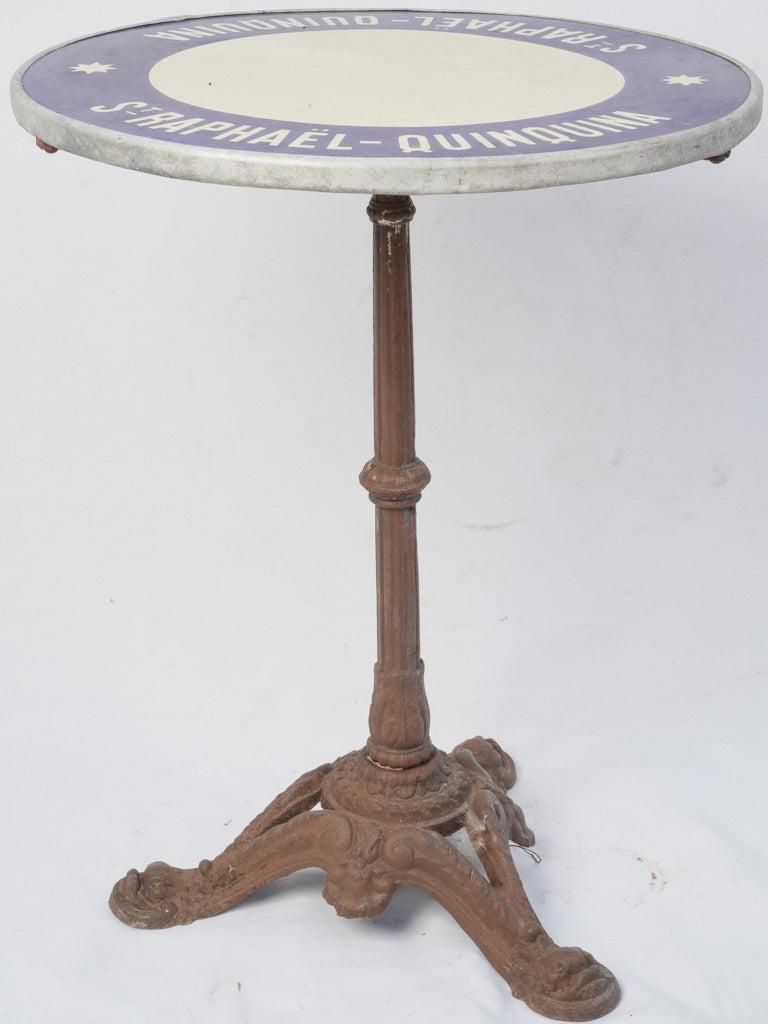 Vintage Blue Bistro Table
