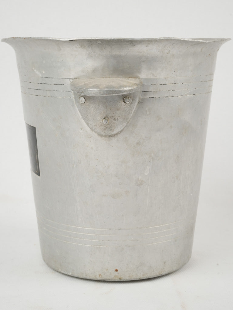 Elegant Vintage Aluminum Wine Chiller