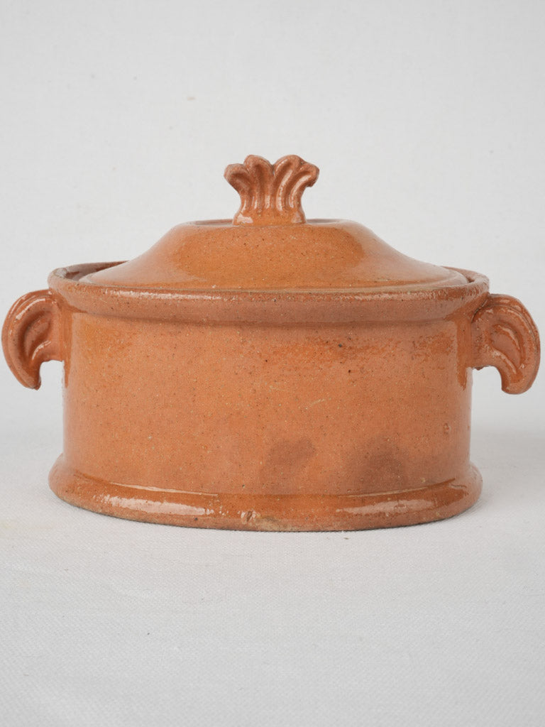 Rustic Vallauris pottery terrine
