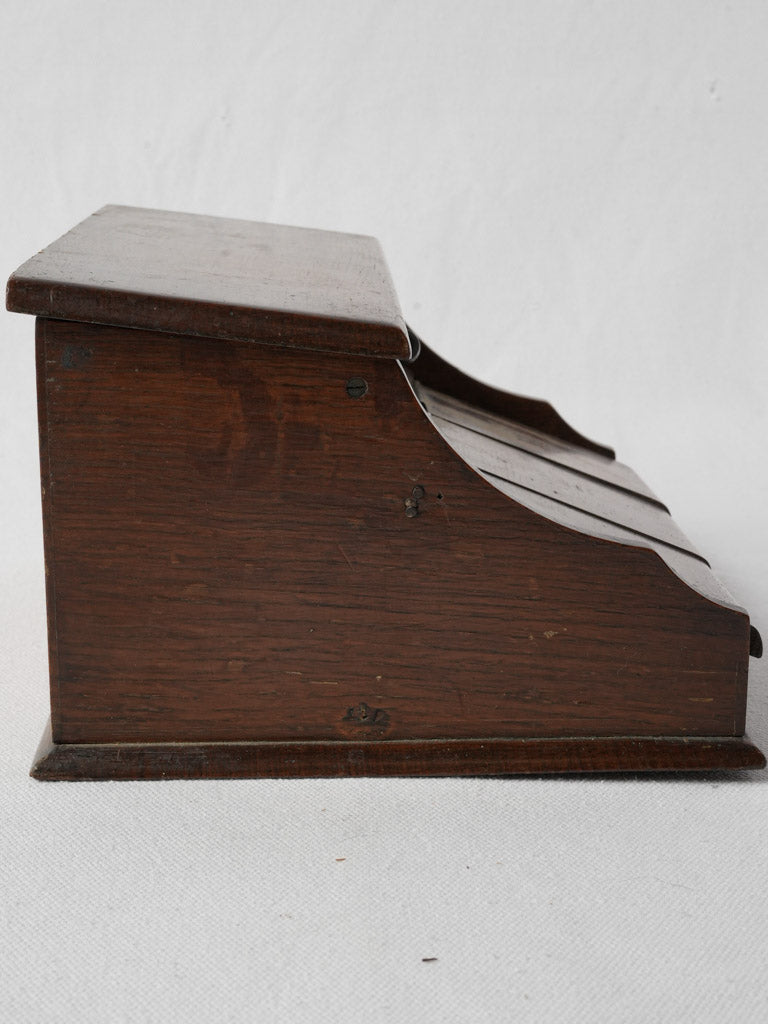 Traditional solid mahogany organizer