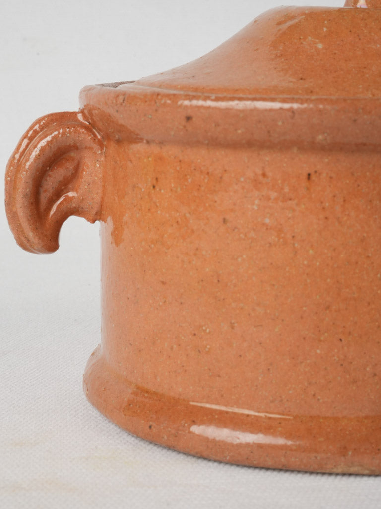 Distressed collectible cookware piece
