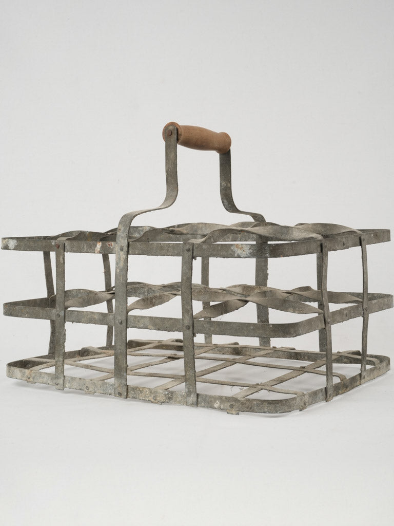 Charming 12-Bottle French Carrier