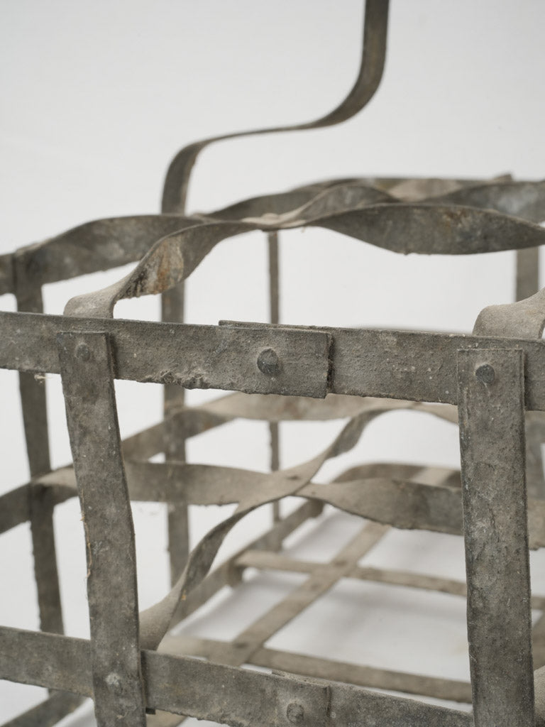 Antique Spiral Handle Carrier