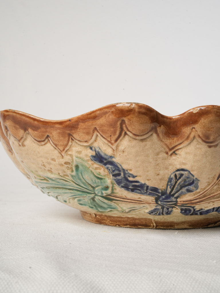 Authentic circa 1900 floral artifact