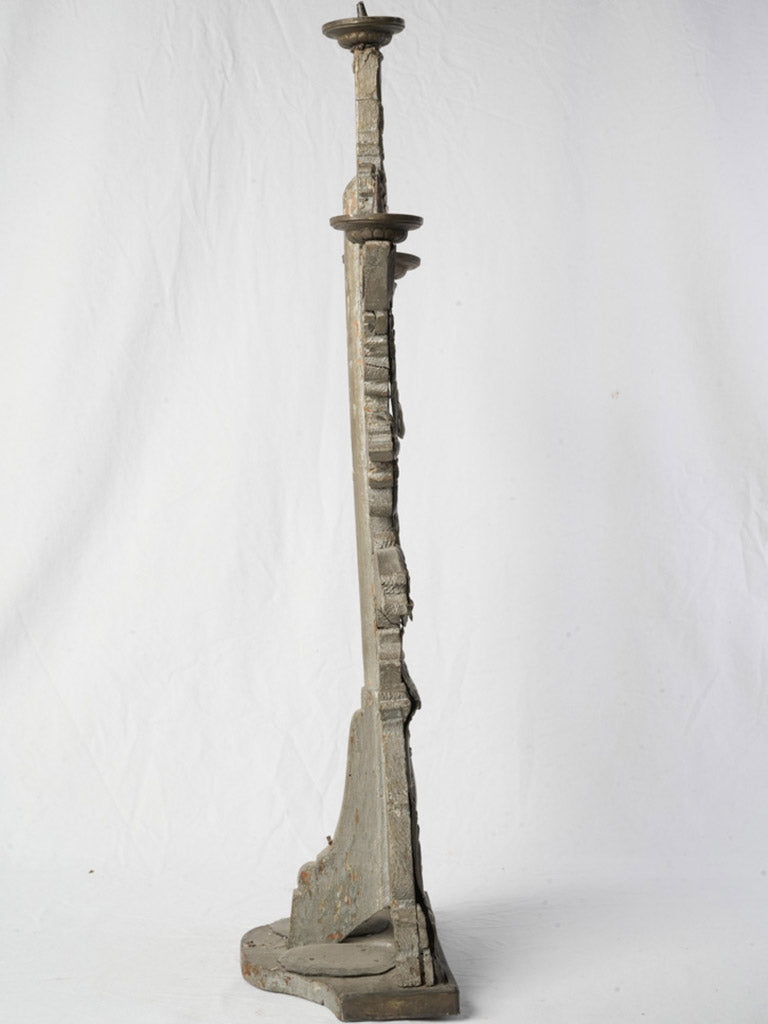 Historical altar candle holder