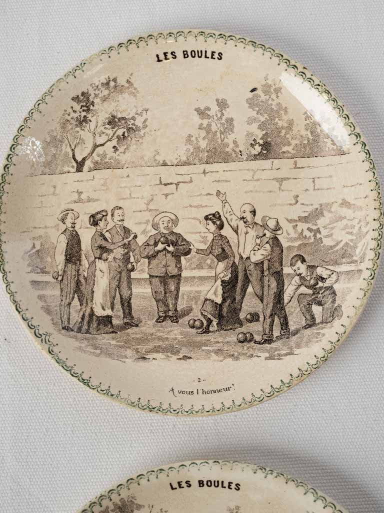 Authentic southern France style plates