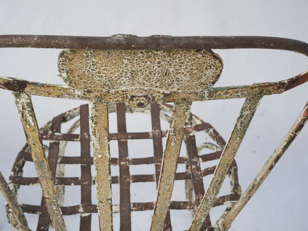 Sturdy Carré Usine French garden chairs