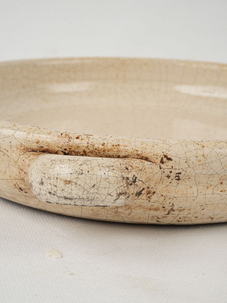 Handcrafted multi-hyphenate casserole with handles