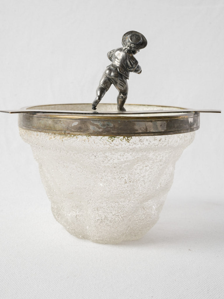 Organic tactile decorative ice bucket