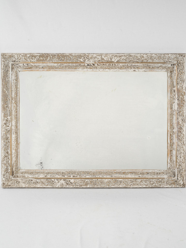 Antique Napoleon III gold-framed mirror