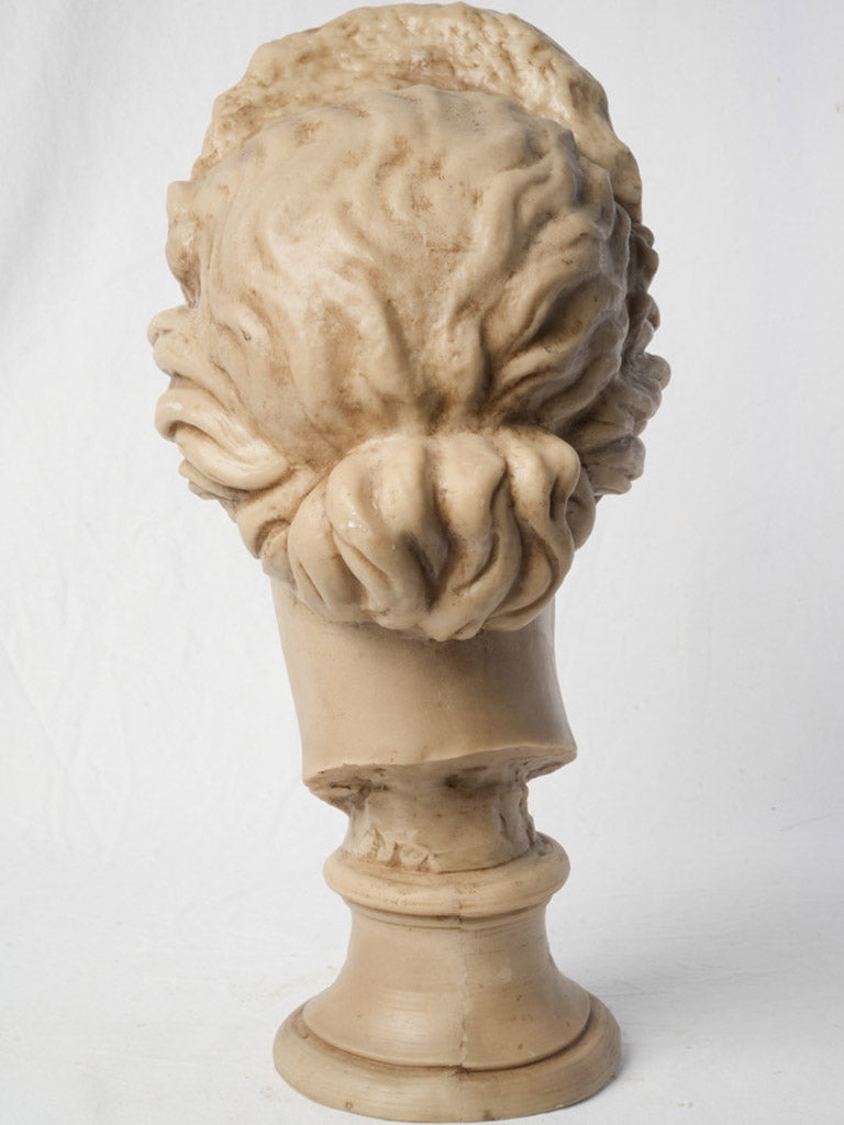 Vintage French modeled ivory wax