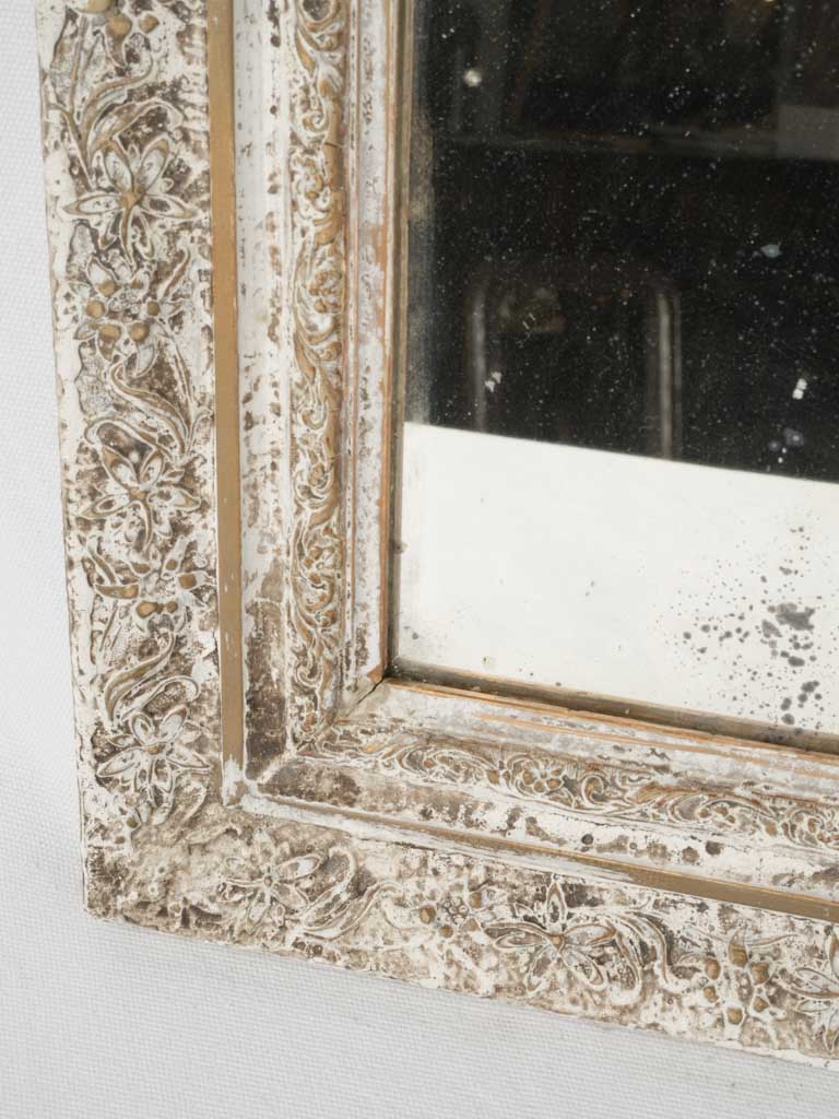 Aged Napoleon III period mirror