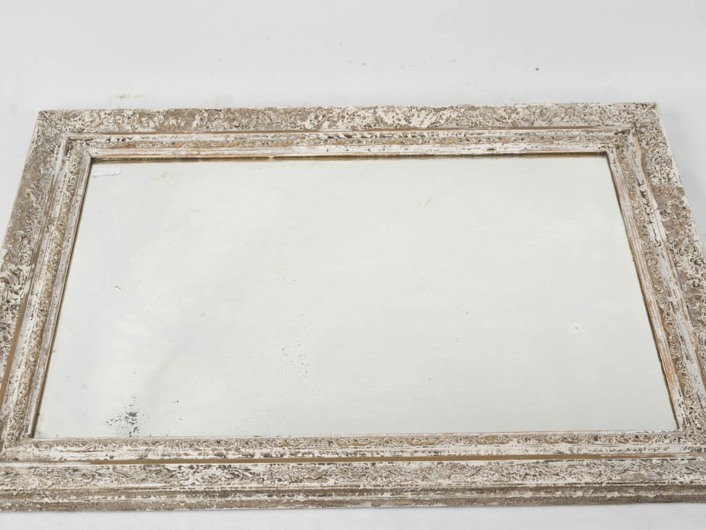 Weathered 19th-century gilt mirror