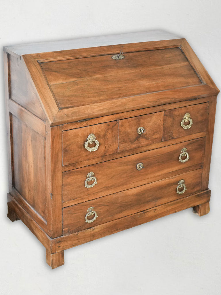 Elegant 19th-century drop-front desk