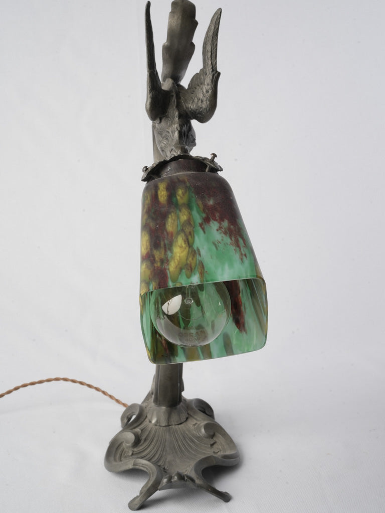 Gothic Revival Chimera Lamp c. 1900 - 17"