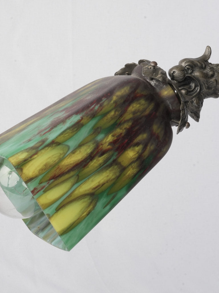 Gothic Revival Chimera Lamp c. 1900 - 17"